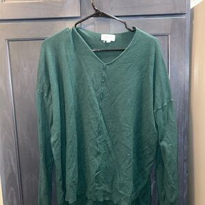 Avenue Deep Green Sweater